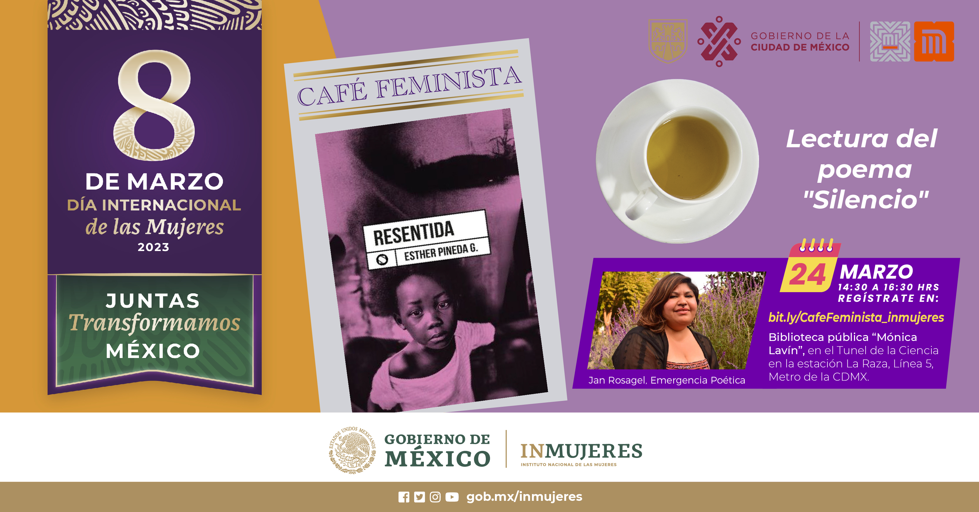 Postal cafe feminista Marzo